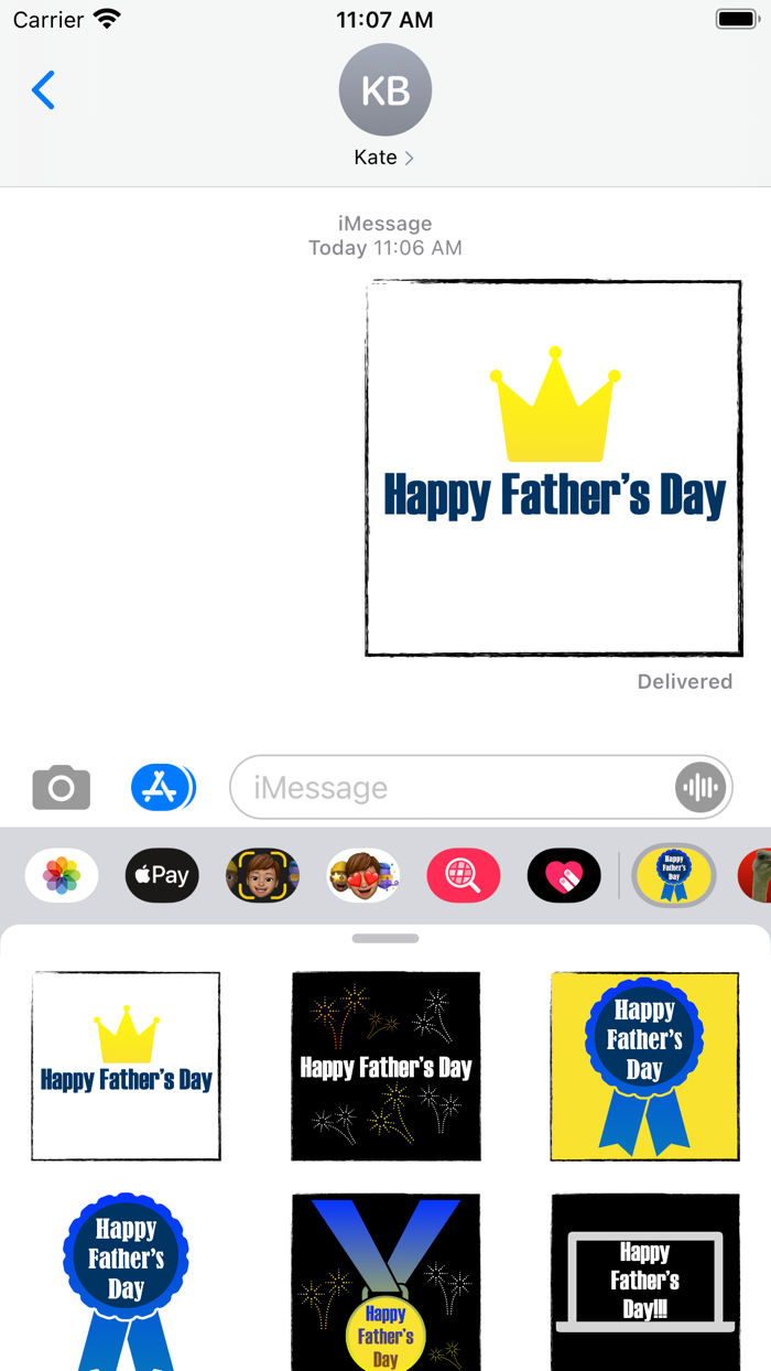 Fathers Day Stickers