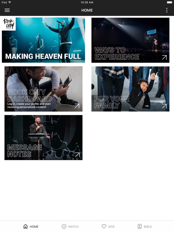 Rock City Church App