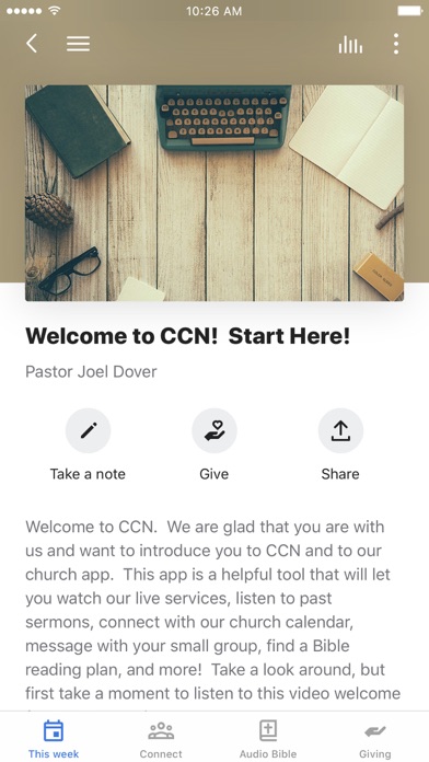 Calvary Chapel Newnan App Screenshot
