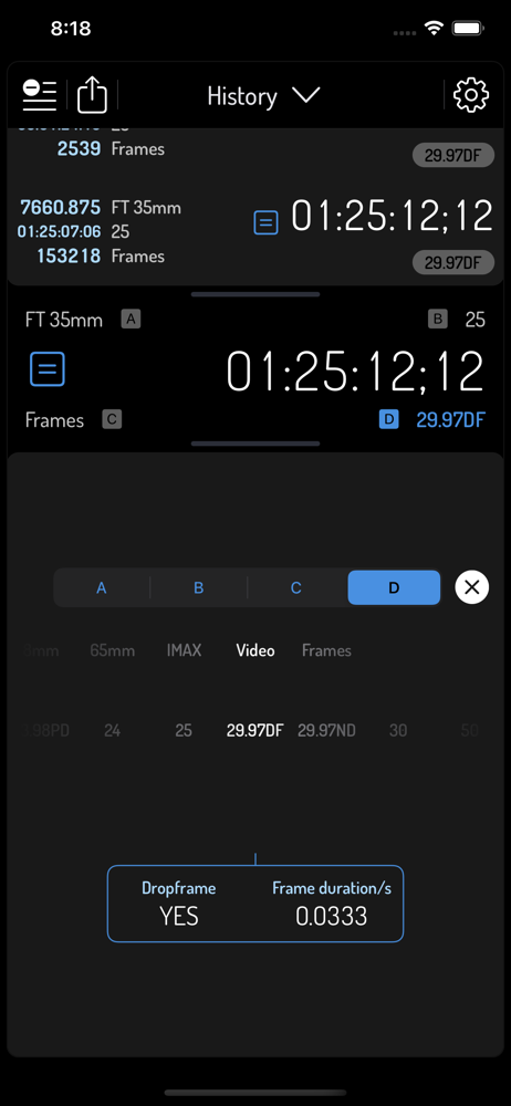 Timecode screenshot 3