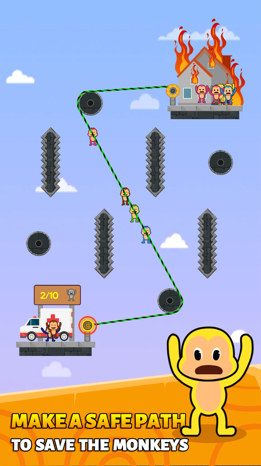 #7. Monkey Rope Puzzle (iOS) 由: Ha Hoang