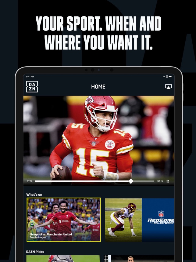 Dazn Stream Live Sports On The App Store