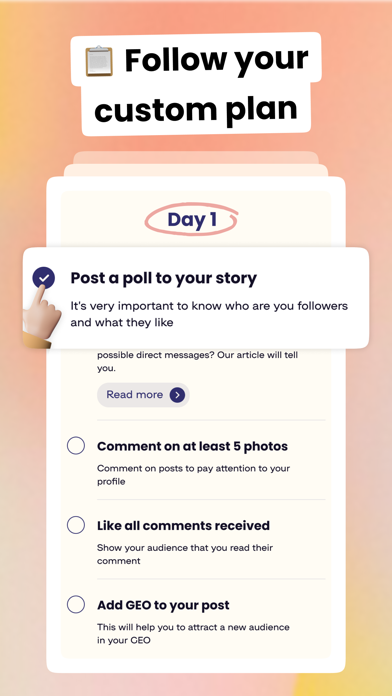 InPlan: Get Followers & Likes Screenshot