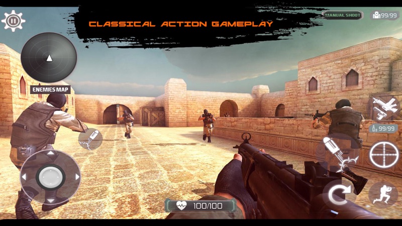 FPS Gun Strike Shooting Games screenshot 1