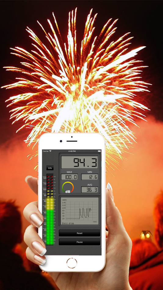 #3. Decibel Metre (Sound Meter) (iOS) 由: UniCom Technology