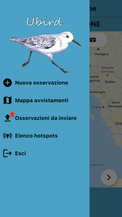 Ubird di EBN Italia Screenshot