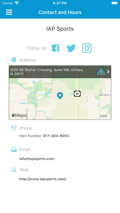 IAP Sports Iowa Screenshot