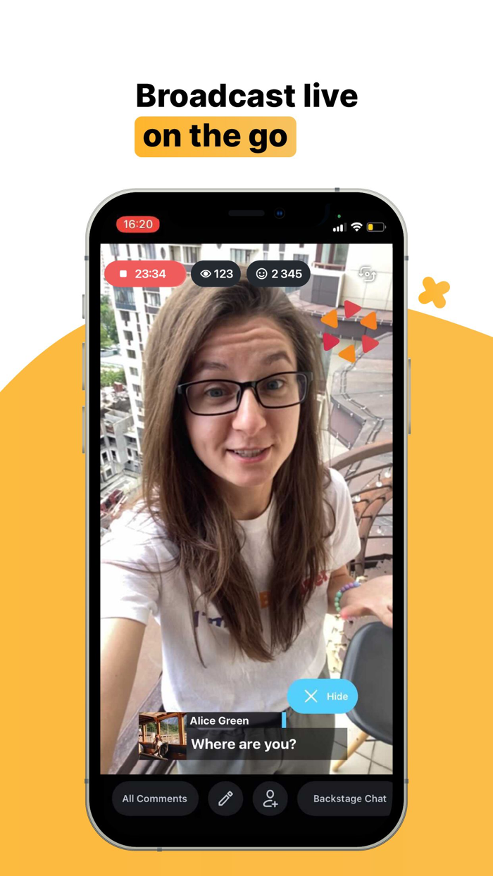 Be.Live – Live Streaming App