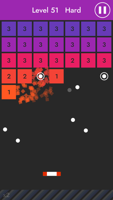 Screenshot #2 pour Bricks Breaker Gradation
