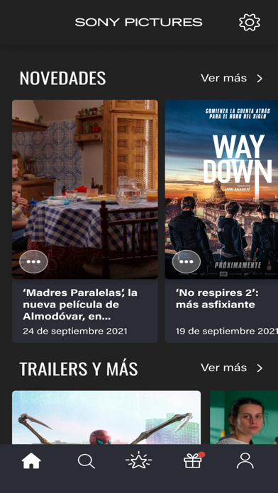 Sony Pictures España Screenshot