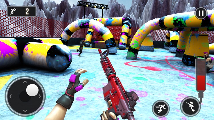 Arena Paint Ball Shooting 3D