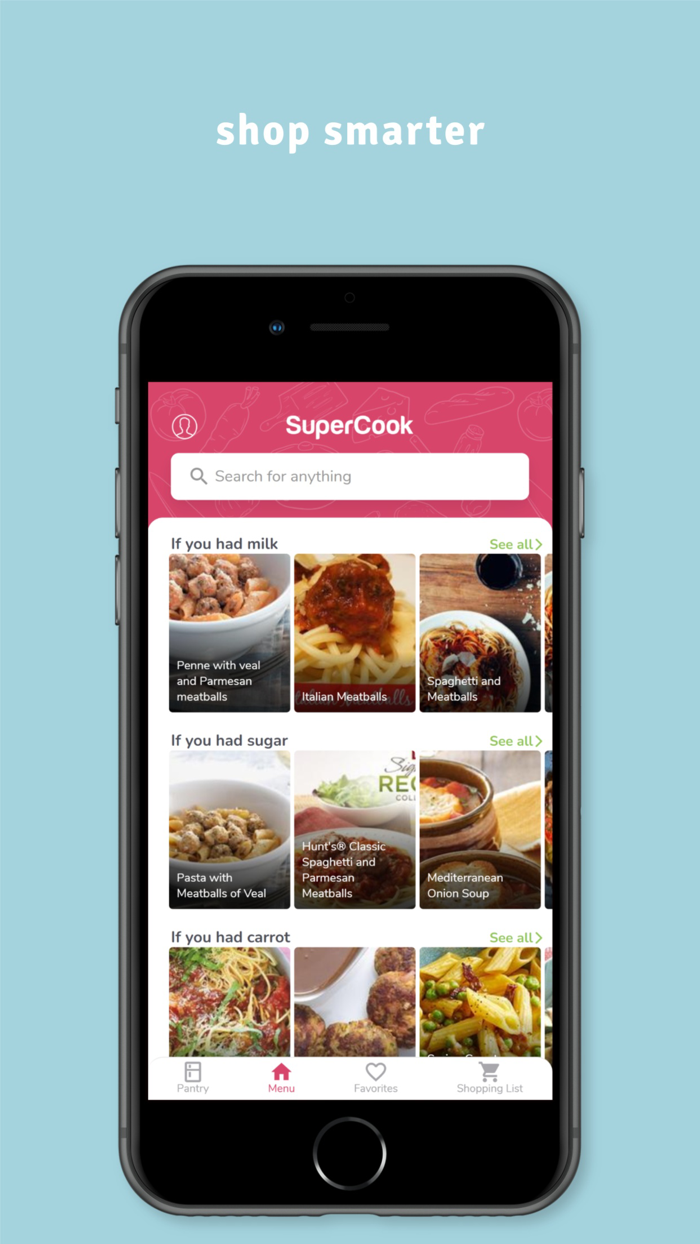 SuperCook Recipe By Ingredient