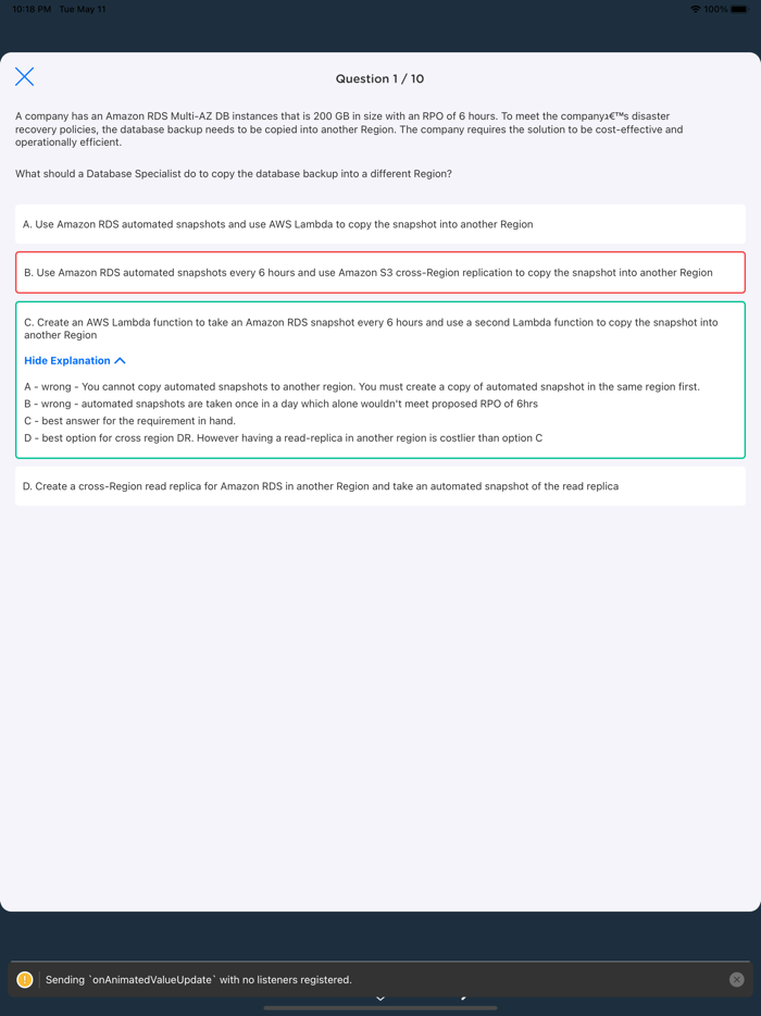 AWS Certified Database In 2021