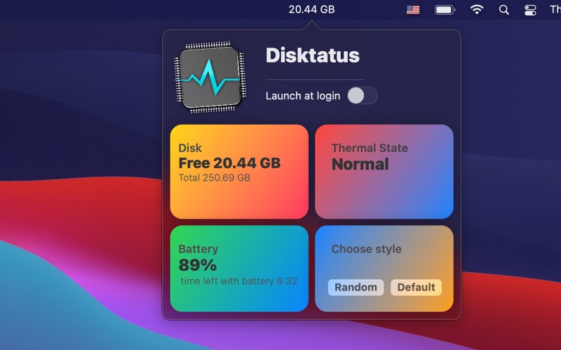 Screenshot #2 pour Disktatus