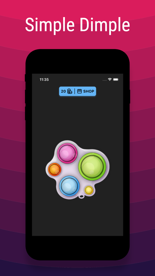 #1. Simple Dimple - fidget toys (iOS) 来自: DMITRY ZARECHNEV