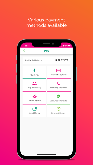 OM Money Account Screenshot