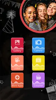 birthday video maker song iphone screenshot 1