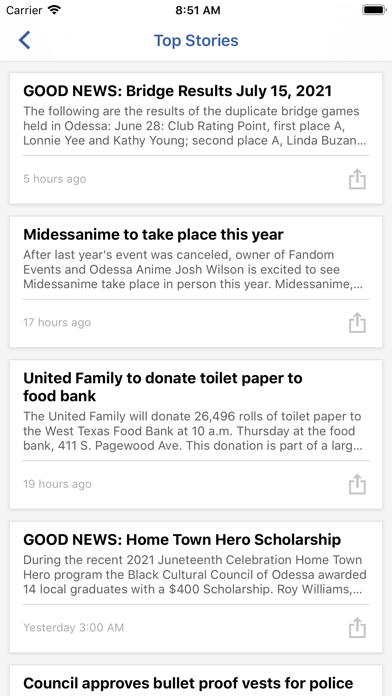 Odessa American Screenshot