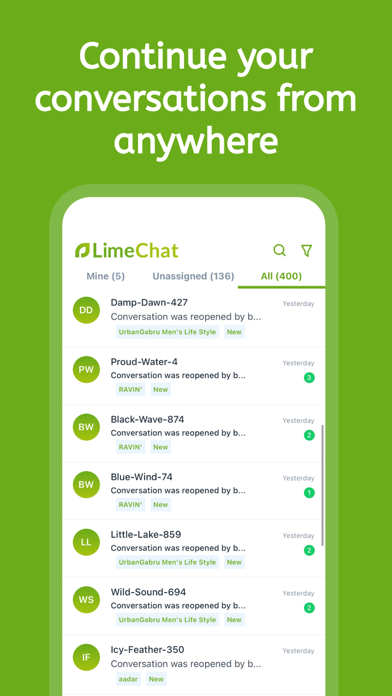 LimeChat Agent Screenshot