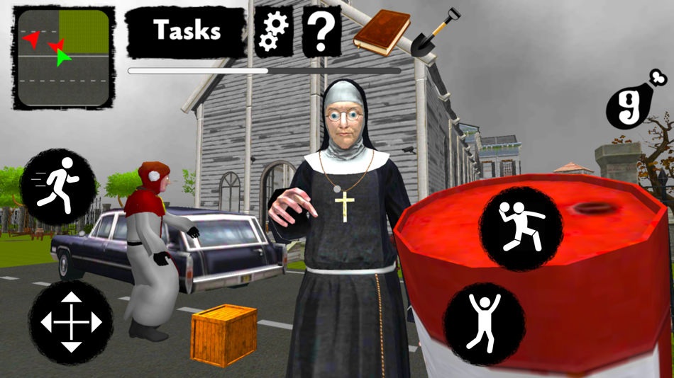 #4. Nun and Monk Neighbor Escape (iOS) By: Roman Demidov