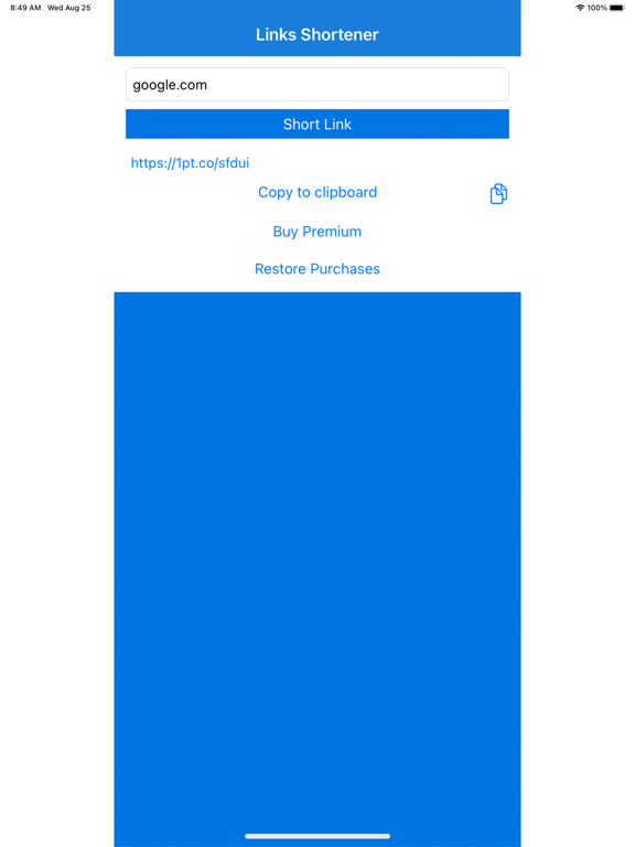 Screenshot #5 pour Links Shortener