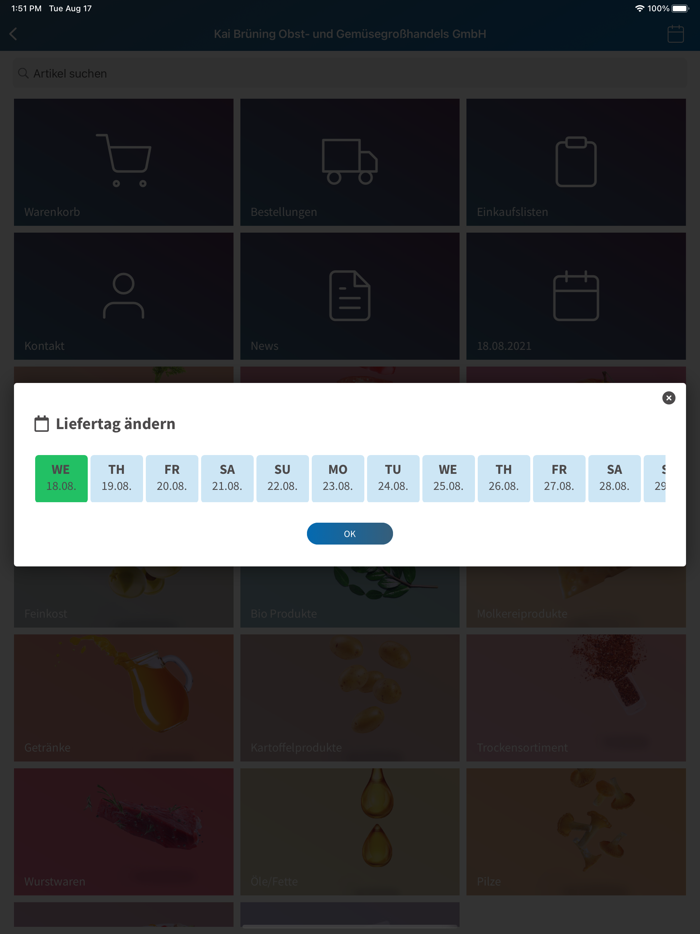Brüning Bestell-App