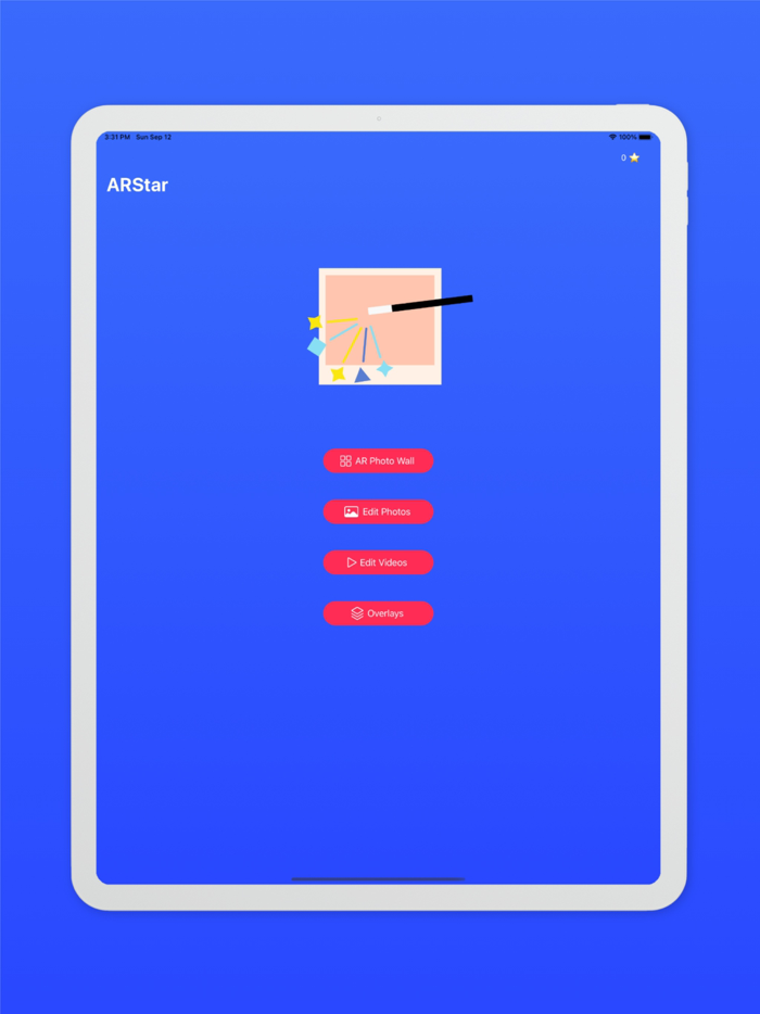 ARStar for social media posts