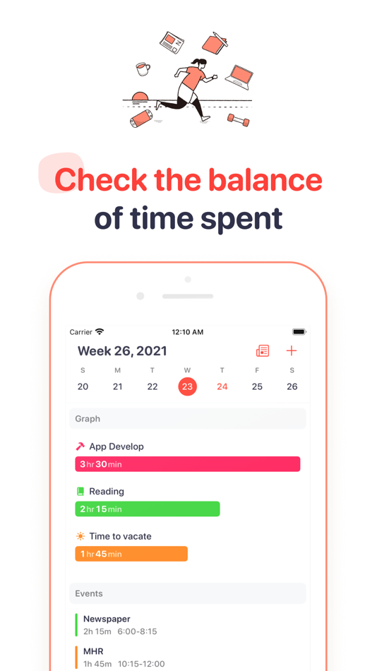 #8. Time Records - MeTime2 (iOS) Podle: Gaku Sakai