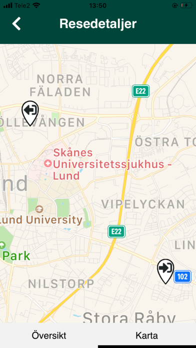Lunds Färdtjänst Screenshot