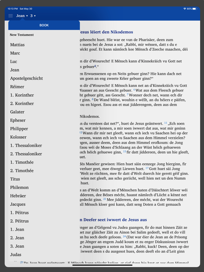 DNeit Test. op Lëtzebuergesch