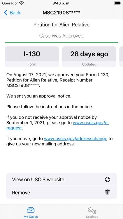 Case Tracker for USCIS Immigra
