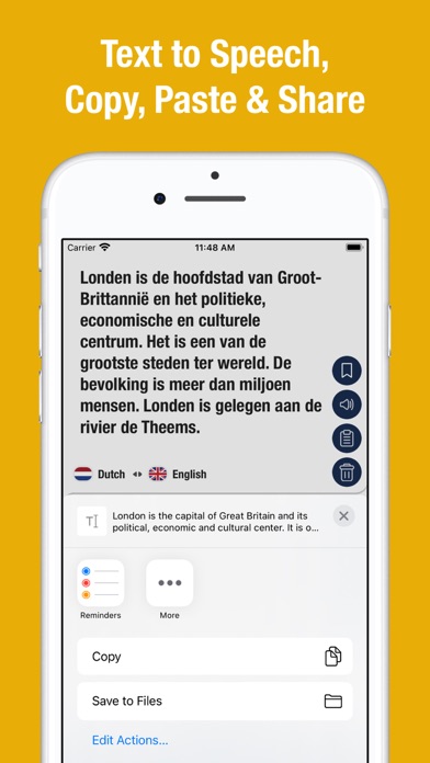 Screenshot #2 pour English to Dutch Translator.