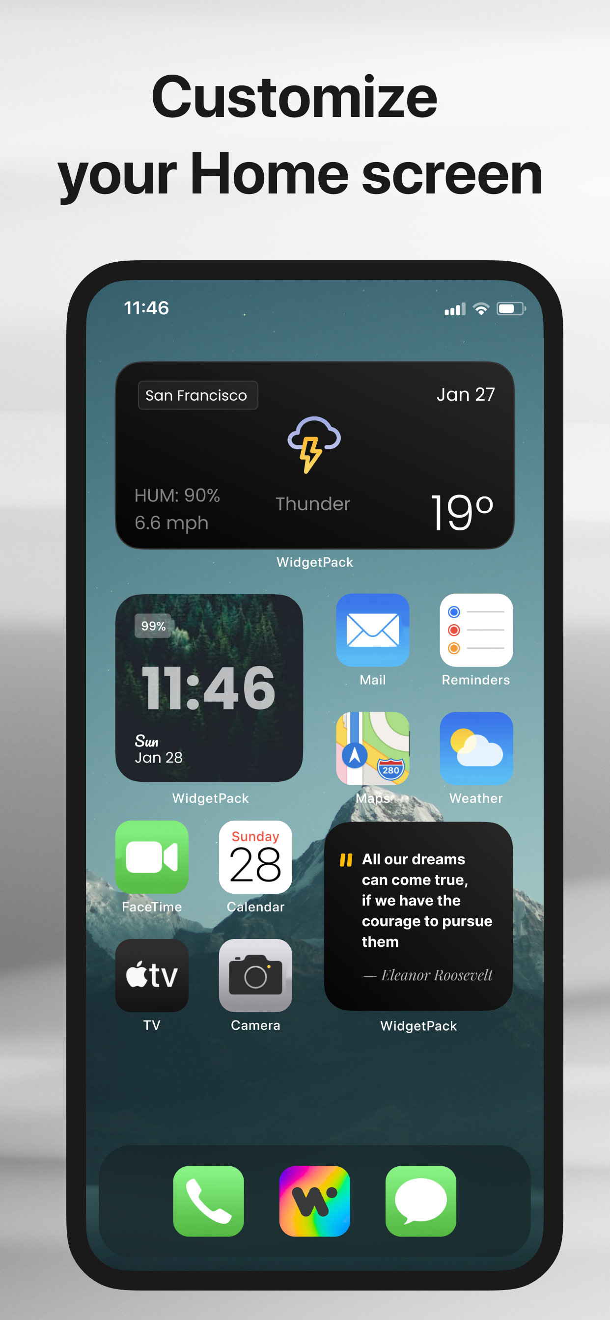 WidgetPack: Custom Screen