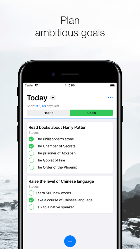 #3. BeBetter: habits and goals (iOS) Podle: Ilya Kharabet