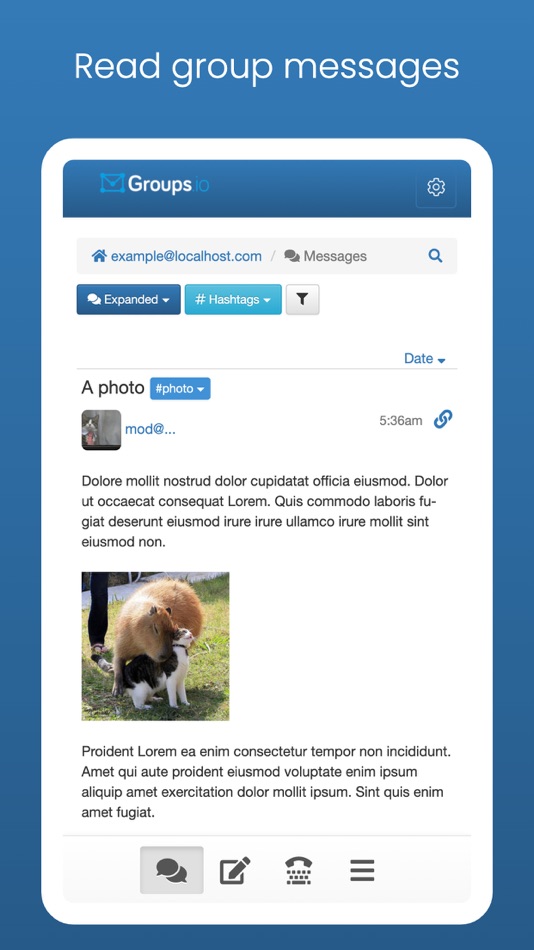 #2. Groups.io App (iOS) Podle: Groups.io, Inc