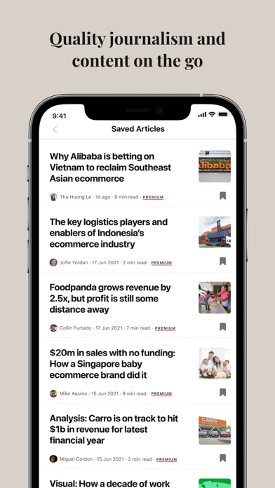 Tech in Asia: News & Reports Screenshot