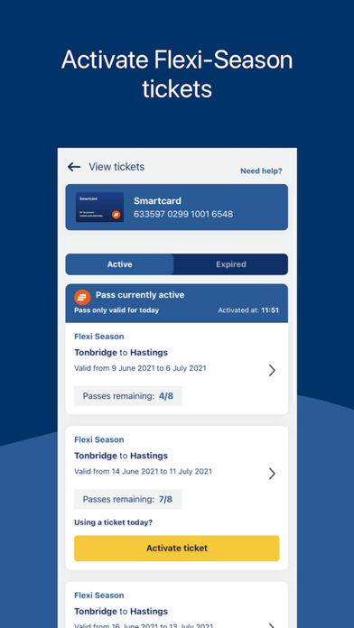 Screenshot #1 pour NationalRail Smartcard Manager