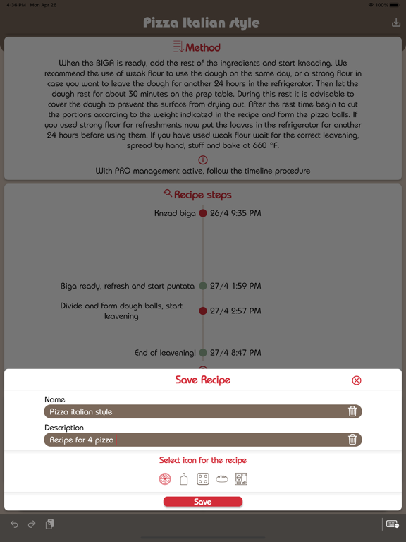 MasterBiga iPad screenshot 7 - Food & Drink app