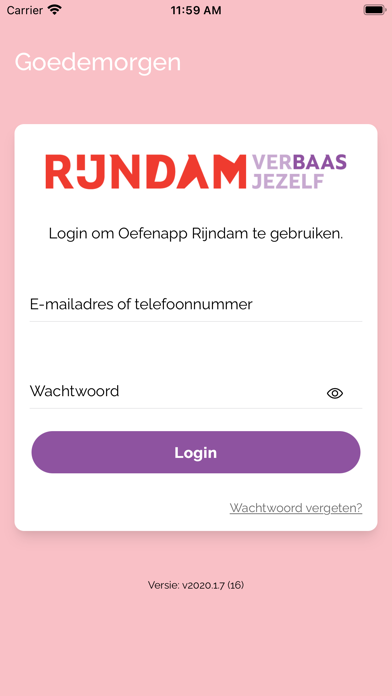 Oefenapp Rijndam Screenshot