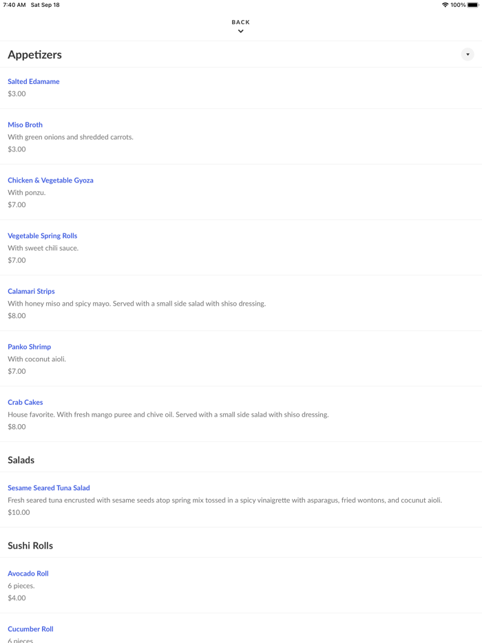 Edamame American Sushi Bar