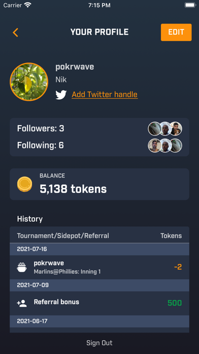 NXTSCORE Screenshot