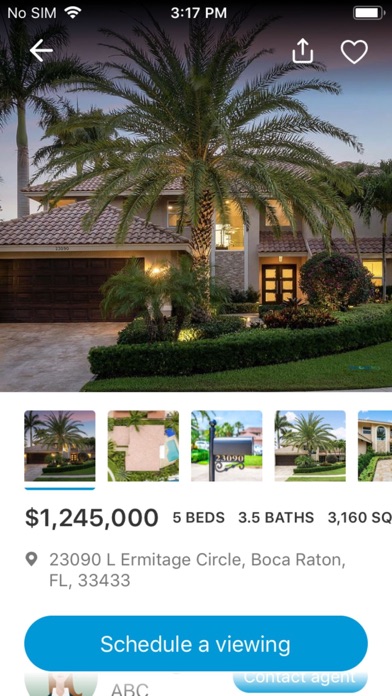Florida Home Search Screenshot
