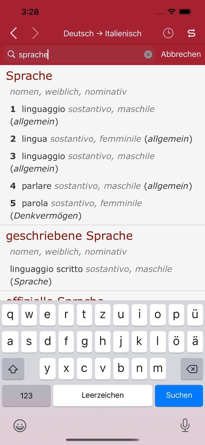 Accio German-Italian