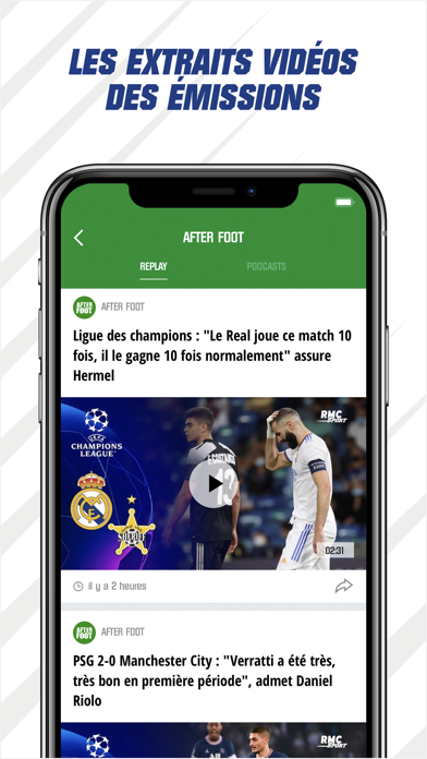 RMC Sport News, foot en direct Screenshot