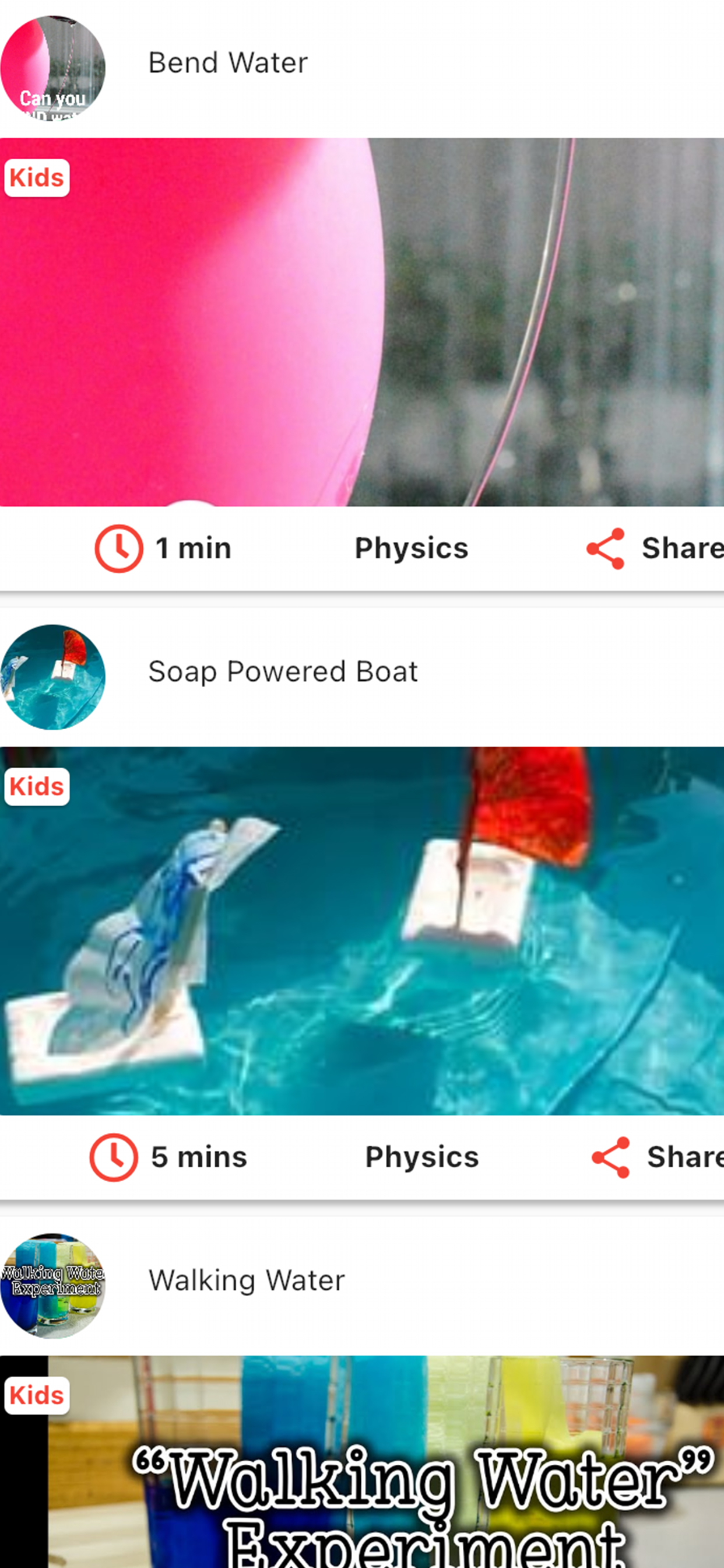 DIY App : Science Projects