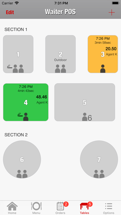 Waiter POS Restaurant System Screenshot