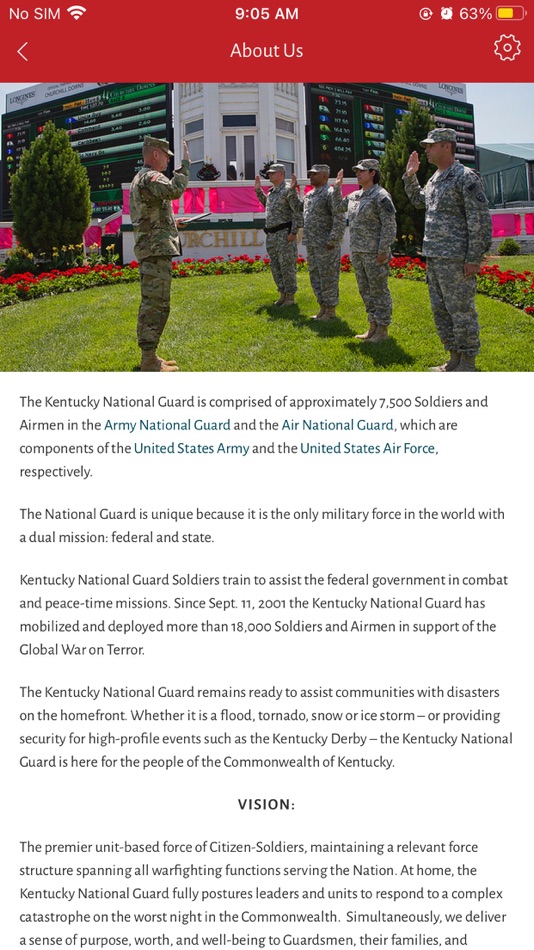 #2. KYNG Soldier & Family Services (iOS) By: Kentucky National Guard Military and Family Services