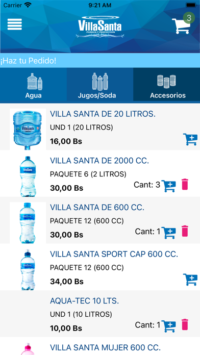 VillaSanta Agua Natural Screenshot