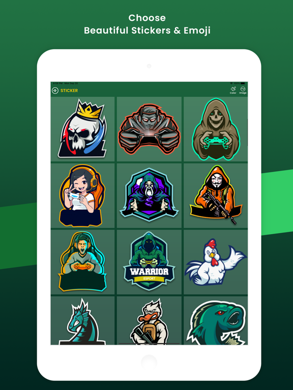 Esport Gaming Logo Maker 2021 iPad screenshot 5 - Graphics & Design app