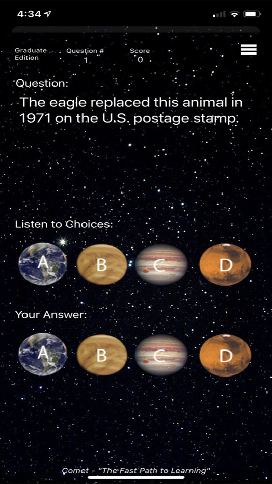 #1. Graduate - Comet Spelling (iOS) 由: Dean Nielson